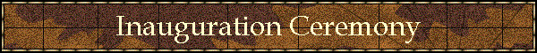 Inauguration Ceremony