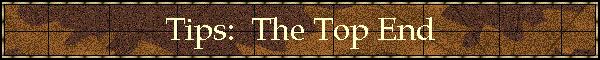 Tips:  The Top End